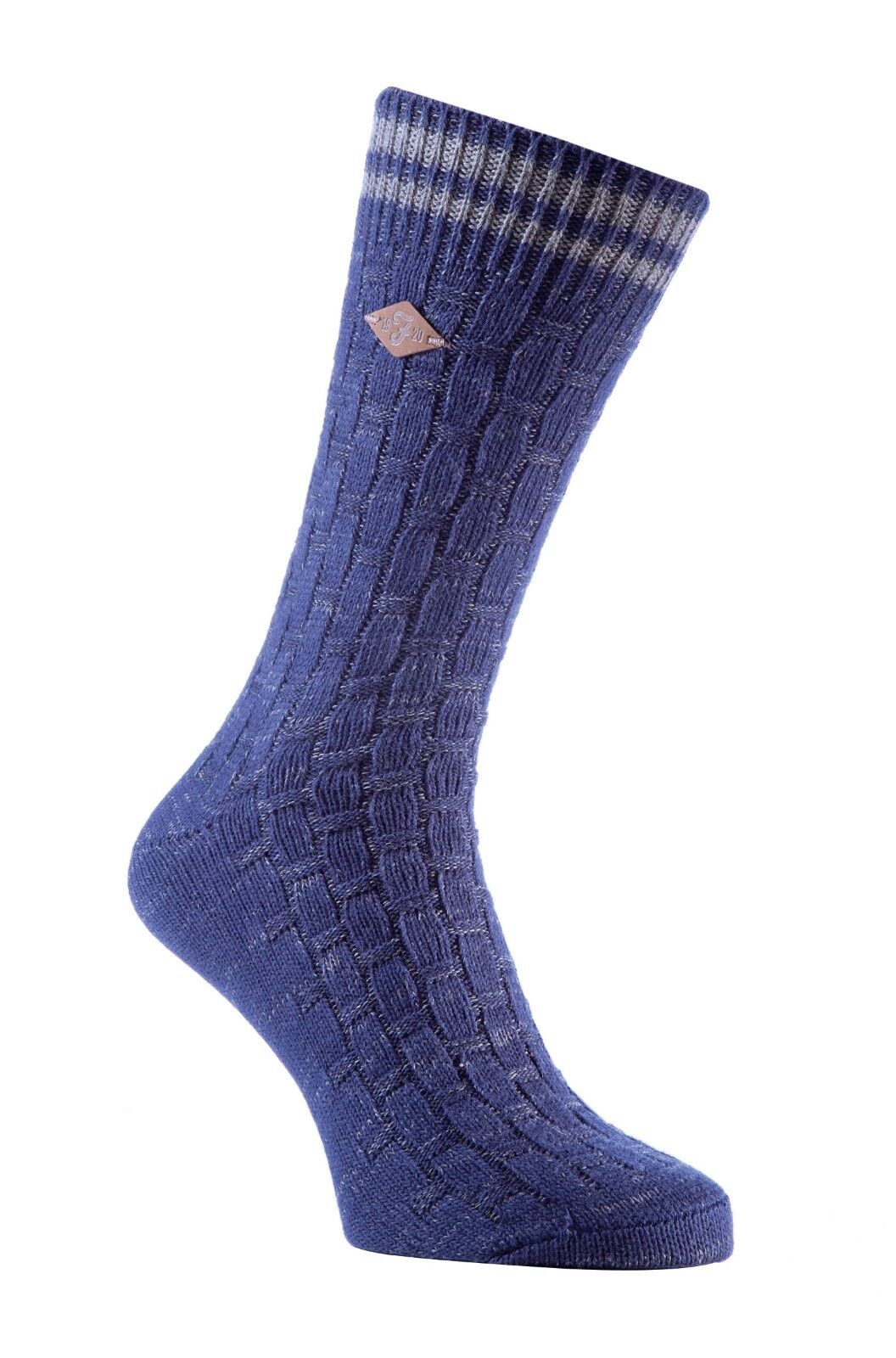 Farah - 2 Pairs Mens Thick Cotton Rich Chunky Knitted Formal Boot Dress Socks - Picture 21 of 29