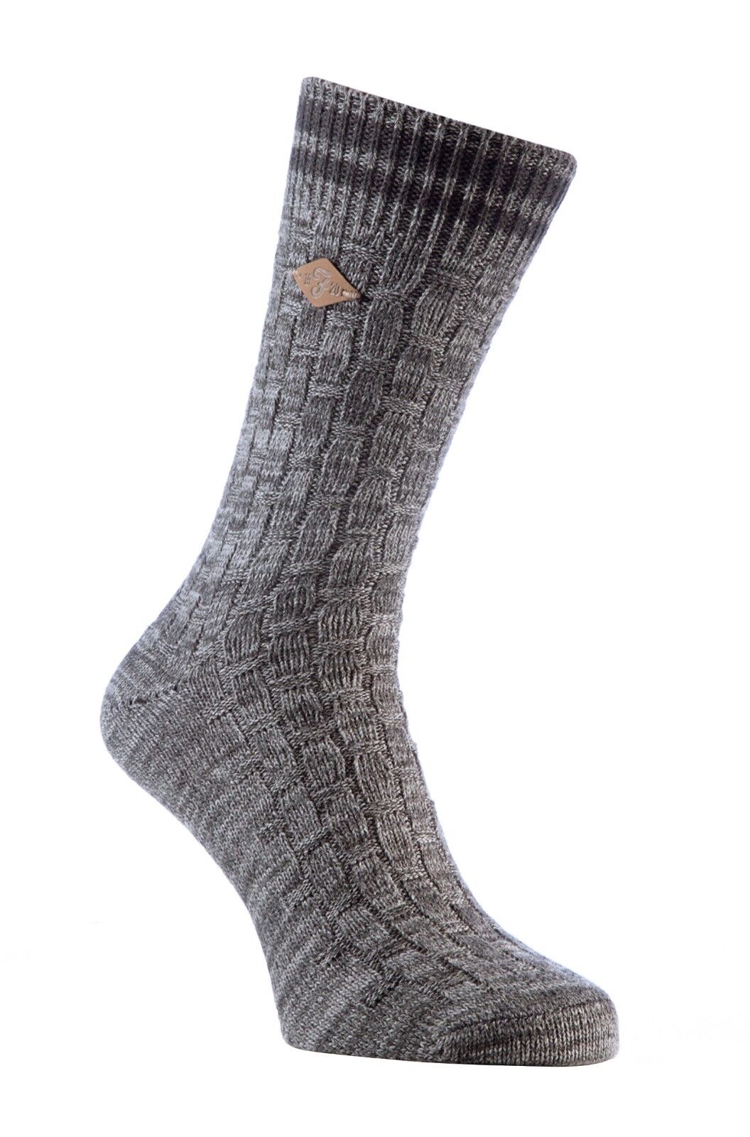 Farah - 2 Pairs Mens Thick Cotton Rich Chunky Knitted Formal Boot Dress Socks - Picture 25 of 29