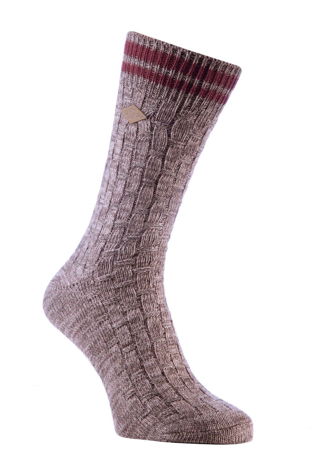 Farah - 2 Pairs Mens Thick Cotton Rich Chunky Knitted Formal Boot Dress Socks - Picture 29 of 29