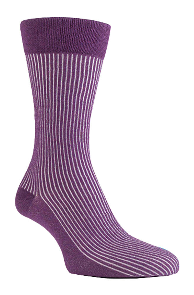 Farah - Confezione da 5 Calzini Abito Casual da Uomo Sottili Top Morbidi Cotone Colorato - Foto 22 di 56