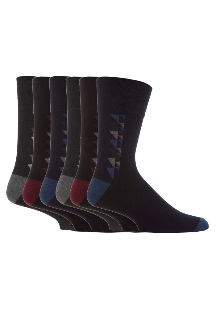 Sanfter Griff - 6 Paar nicht bindende lose Baumwollsocken für Herren Größe 12-15 US - Bild 13 von 28