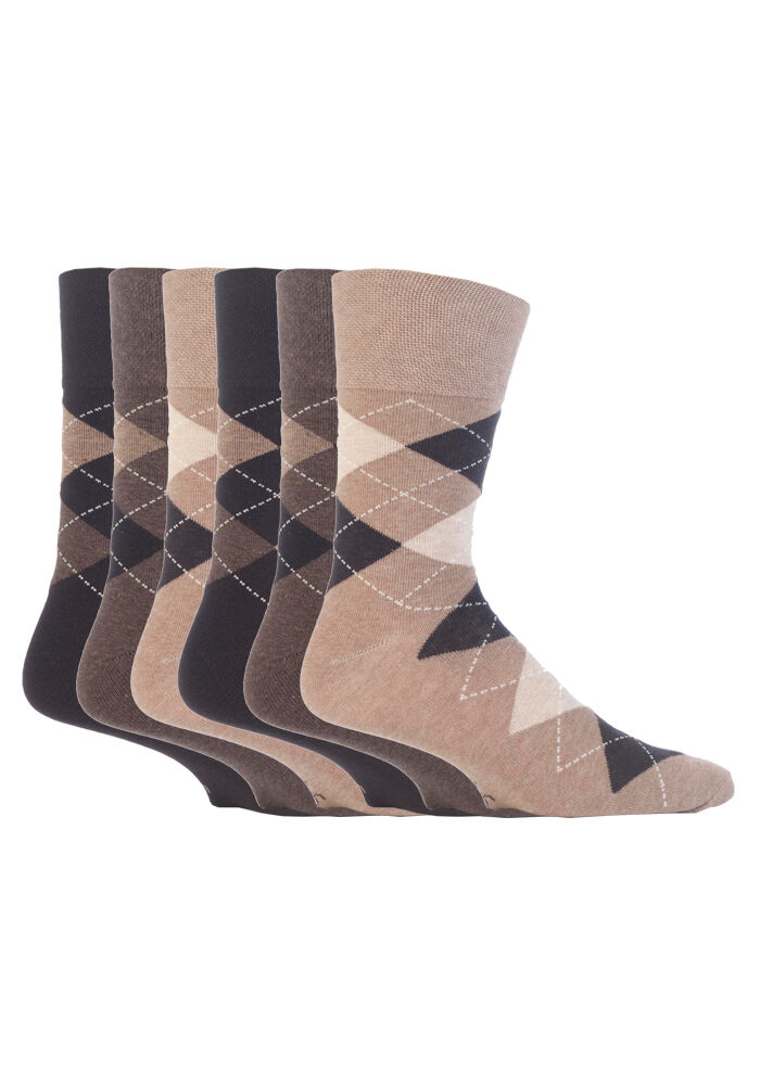 Sanfter Griff - 6 Paar nicht bindende lose Baumwollsocken für Herren Größe 12-15 US - Bild 19 von 28