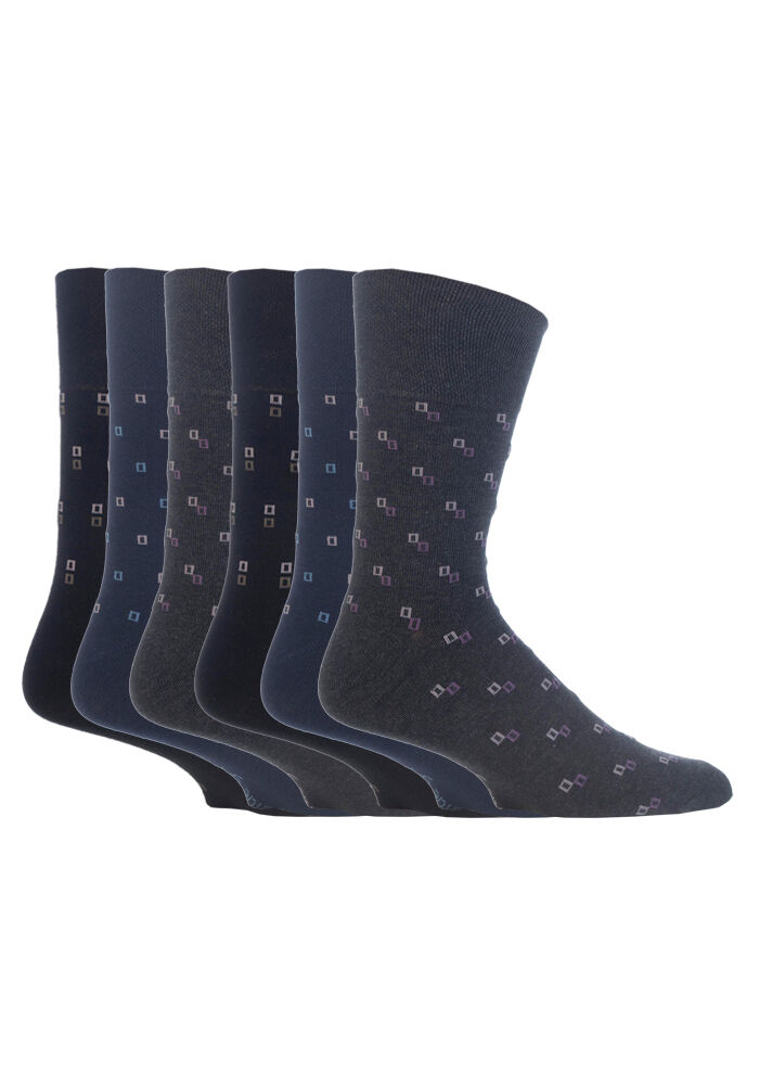 Sanfter Griff - 6 Paar nicht bindende lose Baumwollsocken für Herren Größe 12-15 US - Bild 21 von 28