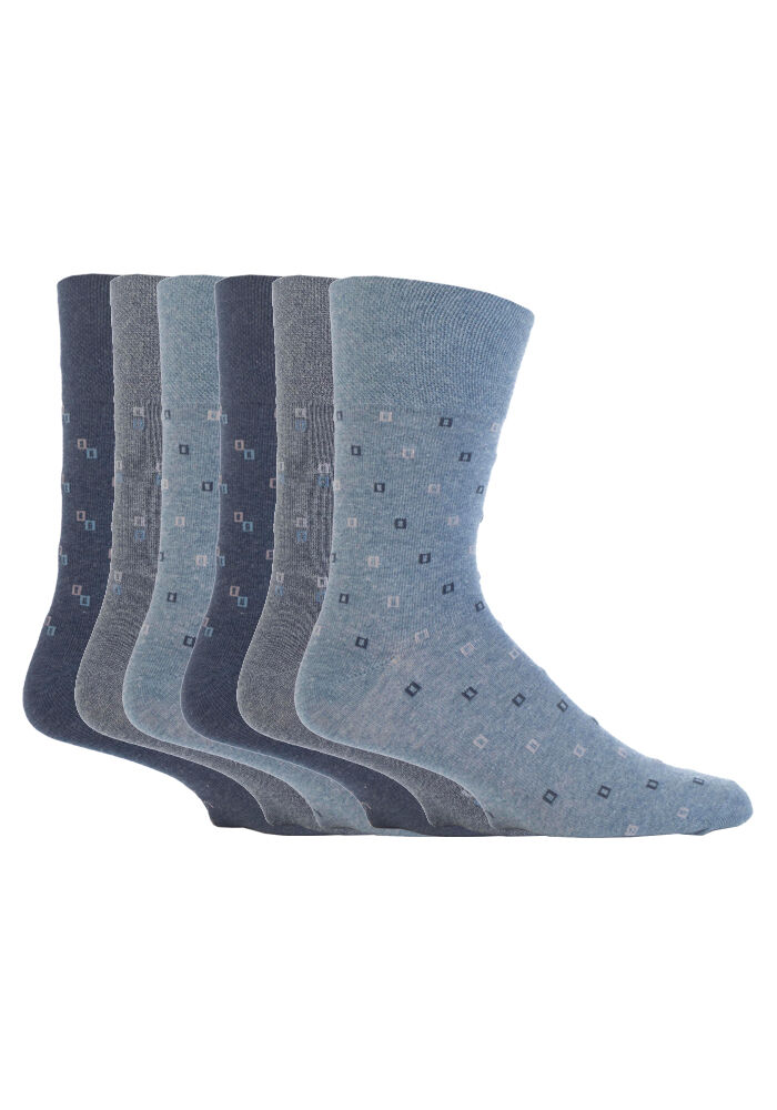 Sanfter Griff - 6 Paar nicht bindende lose Baumwollsocken für Herren Größe 12-15 US - Bild 23 von 28
