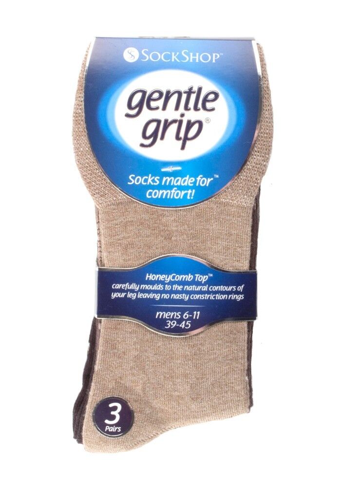 Gentle Grip - 6 Pack Non Binding Loose Top Thin BIGFOOT Socks, 12-14 (12 Design) - Picture 20 of 36