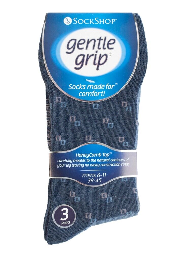 Gentle Grip - 6 Pack Non Binding Loose Top Thin BIGFOOT Socks, 12-14 (12 Design) - Picture 32 of 36