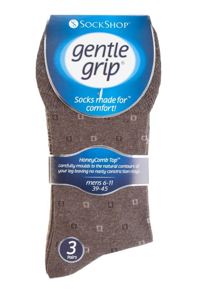 Gentle Grip - 6 Pack Non Binding Loose Top Thin BIGFOOT Socks, 12-14 (12 Design) - Picture 34 of 36