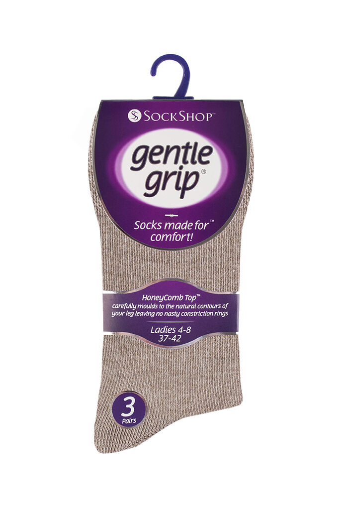 Gentle Grip - 6 Pairs Womens Non Binding Loose Top Cotton Socks Size 5-9 US - Picture 16 of 129
