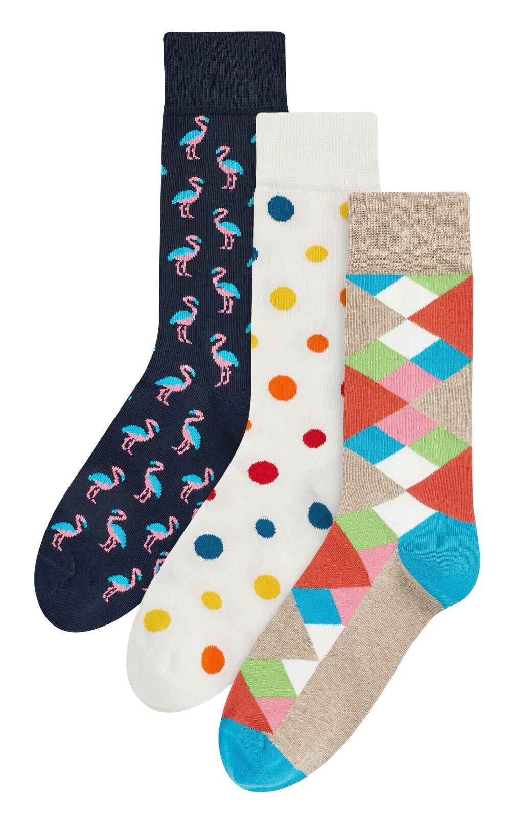 HS by Happy Socks - 3er Pack Herren Socken Set - Picture 10 of 21