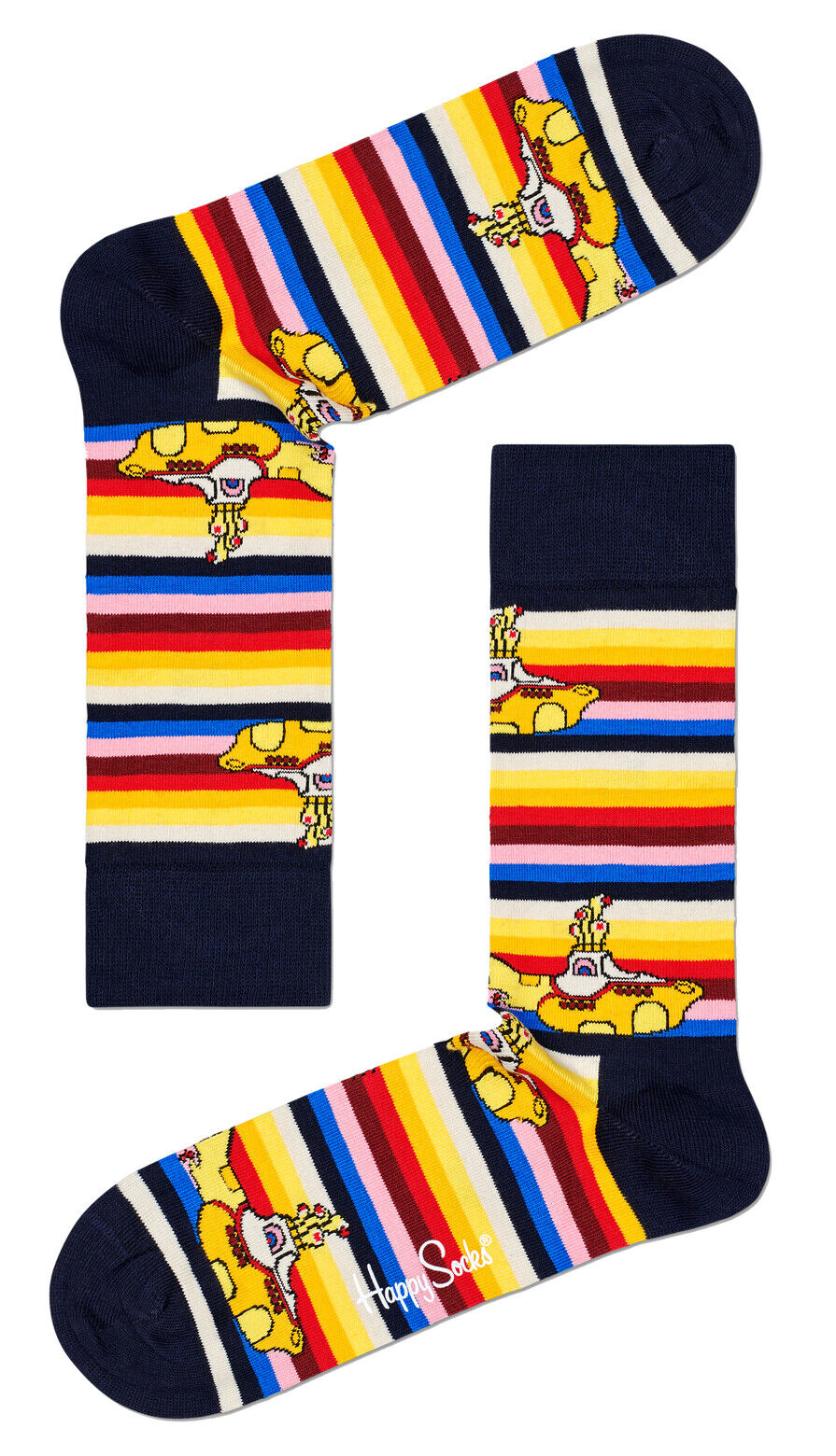 Happy Socks - Mens & Ladies Official Rock Band The Beatles Novelty Cotton Socks - Picture 8 of 21