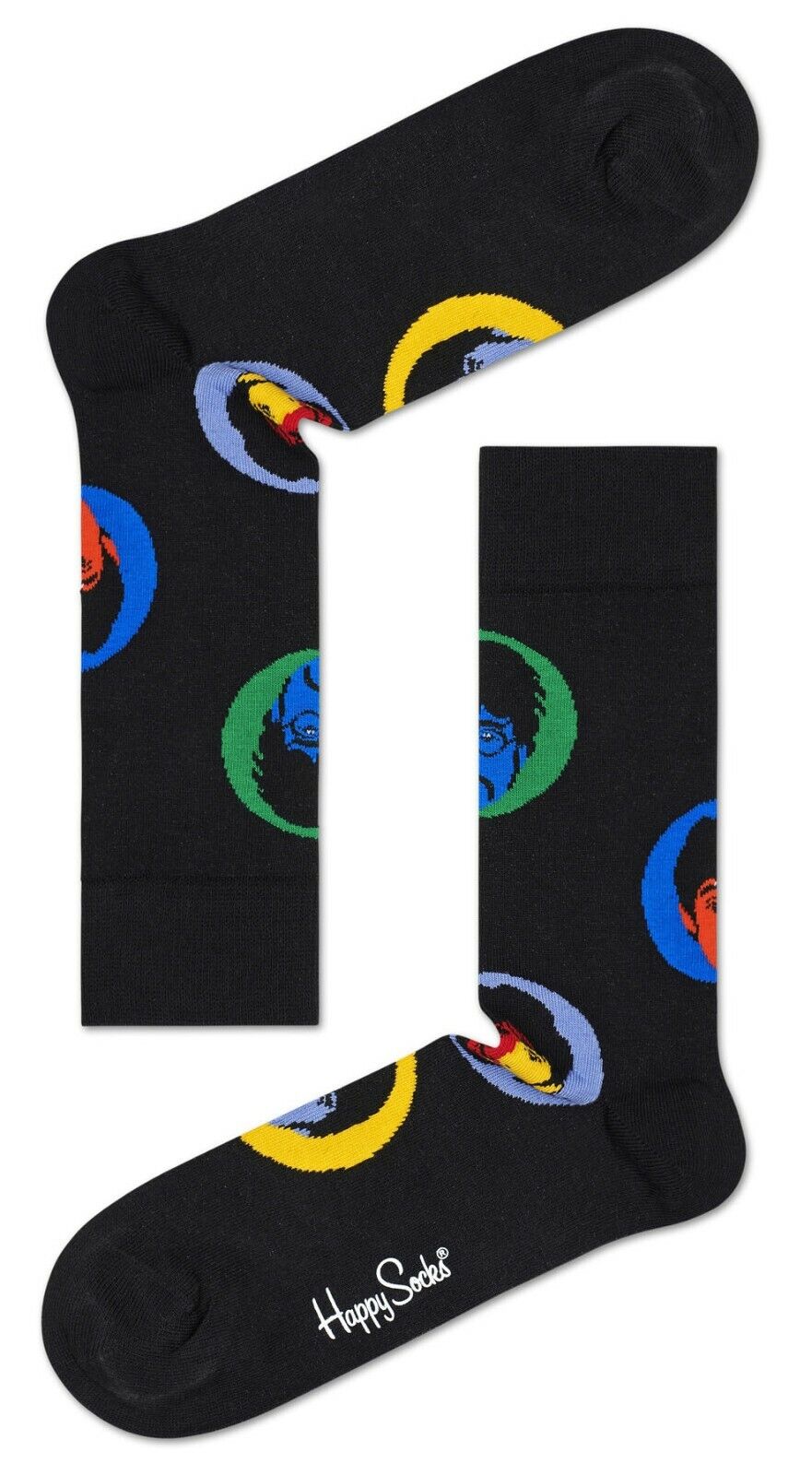 Happy Socks - Mens & Ladies Official Rock Band The Beatles Novelty Cotton Socks - Picture 12 of 21