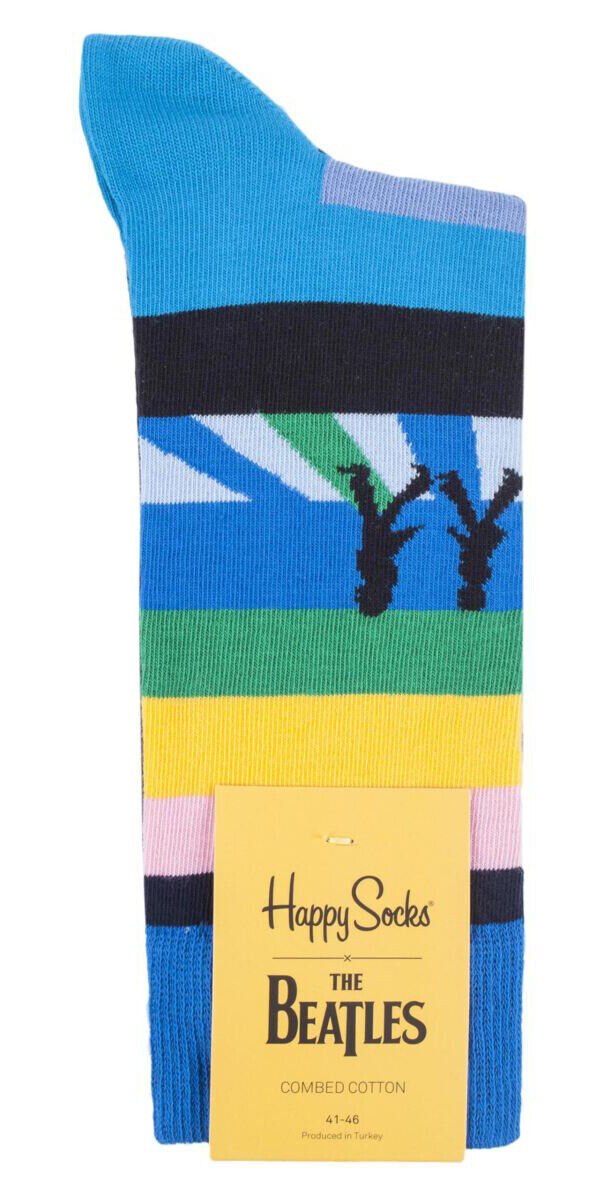 Happy Socks - Mens & Ladies Official Rock Band The Beatles Novelty Cotton Socks - Picture 19 of 21