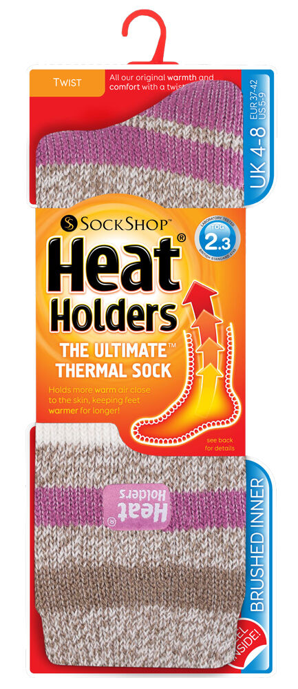 Heat Holders - Damen Gemusterte Winter Warm Themosocken Thermo Socken 37-42 EUR - Bild 9 von 52