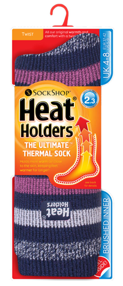 Heat Holders - Damen Gemusterte Winter Warm Themosocken Thermo Socken 37-42 EUR - Bild 11 von 52
