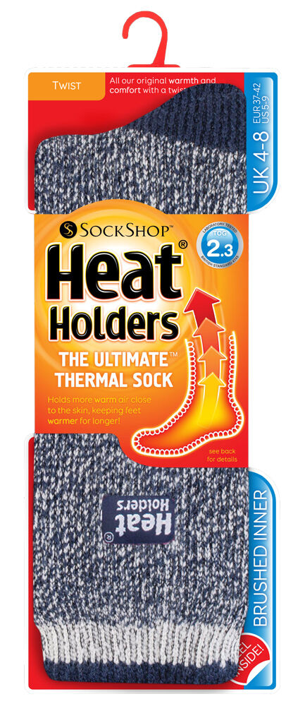 Heat Holders - Damen Gemusterte Winter Warm Themosocken Thermo Socken 37-42 EUR - Bild 19 von 52