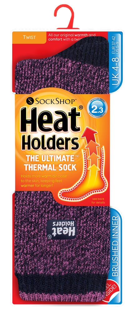 Heat Holders - Damen Gemusterte Winter Warm Themosocken Thermo Socken 37-42 EUR - Bild 21 von 52