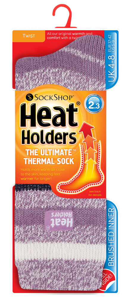 Heat Holders - Damen Gemusterte Winter Warm Themosocken Thermo Socken 37-42 EUR - Bild 23 von 52
