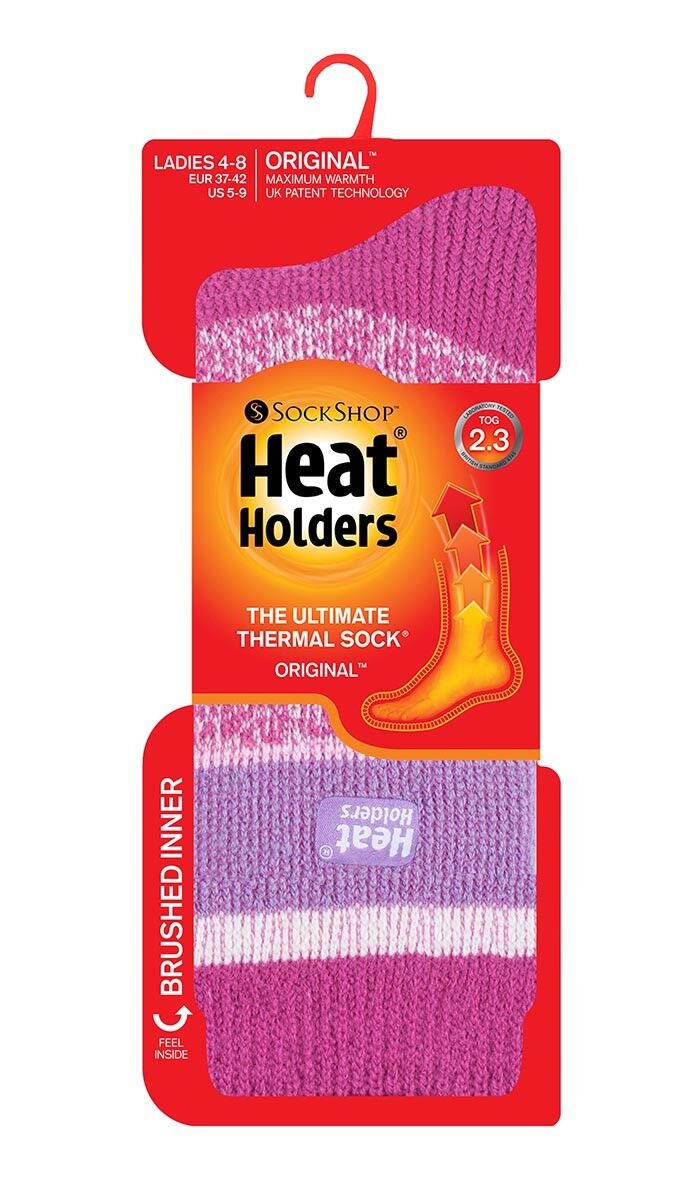Heat Holders - Damen Gemusterte Winter Warm Themosocken Thermo Socken 37-42 EUR - Bild 42 von 52