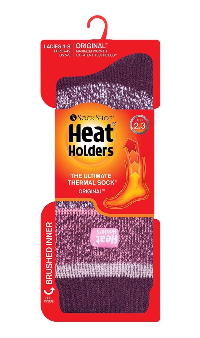 Heat Holders - Damen Gemusterte Winter Warm Themosocken Thermo Socken 37-42 EUR - Bild 44 von 52