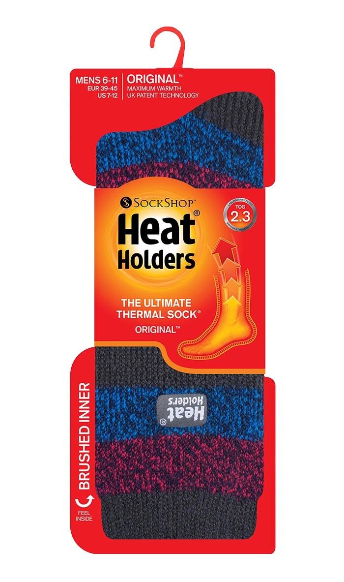 Heat Holders - Calcetines térmicos de invierno con patrón colorido cálido para hombre 39-45 euros ORIGINAL - Imagen 44 de 52