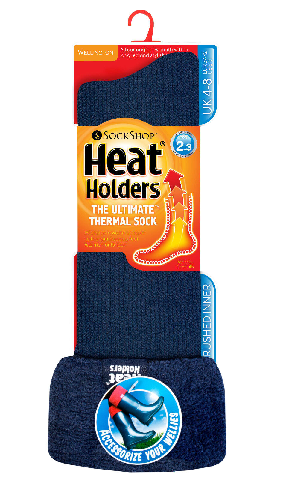 Heat Holders - Ladies Knee High Winter Wellington Boot Thermal Socks for Wellies - Picture 14 of 30