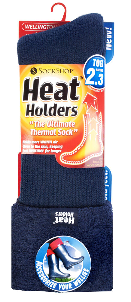 Heat Holders - Ladies Knee High Winter Wellington Boot Thermal Socks for Wellies - Picture 16 of 30