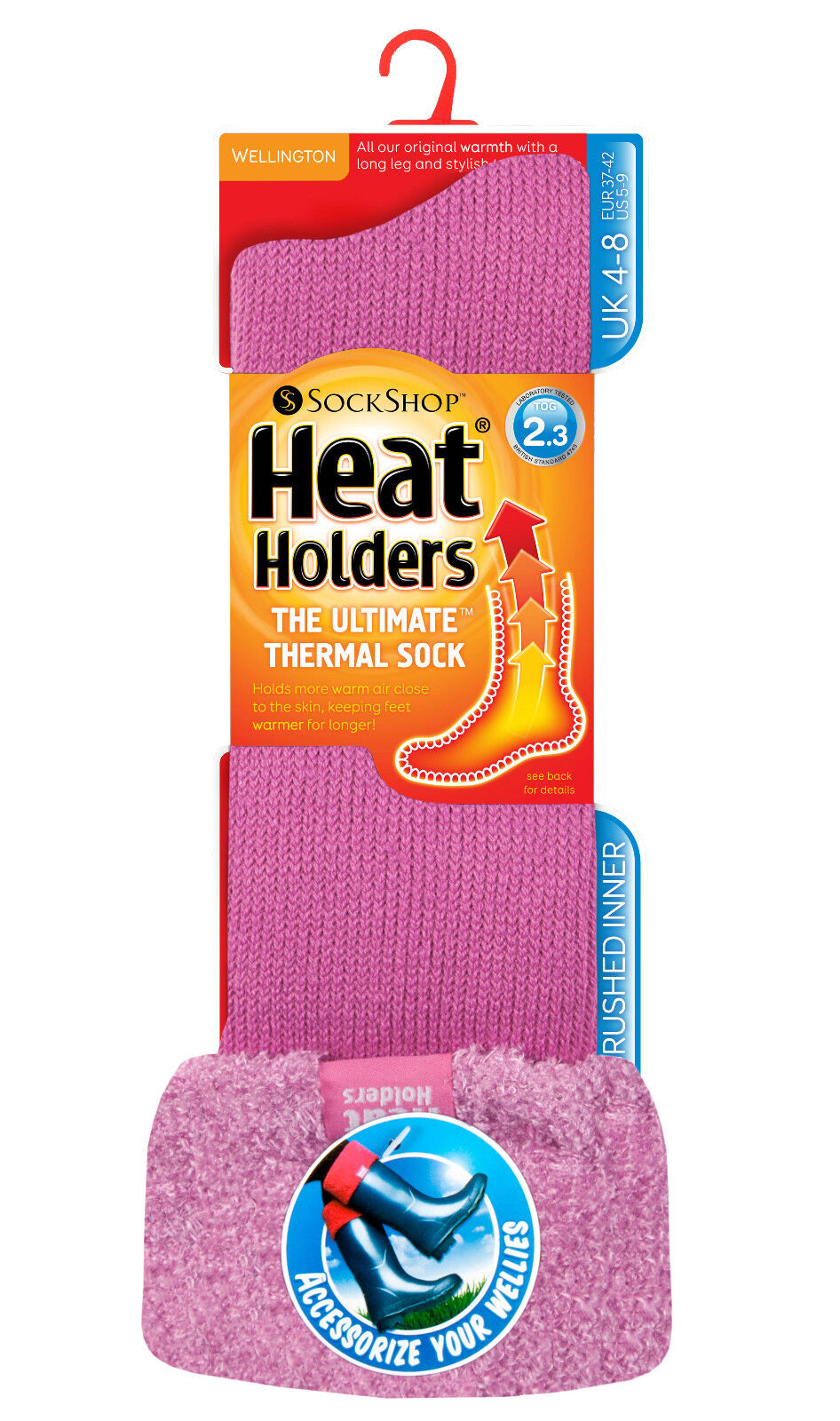 Heat Holders - Ladies Knee High Winter Wellington Boot Thermal Socks for Wellies - Picture 18 of 30