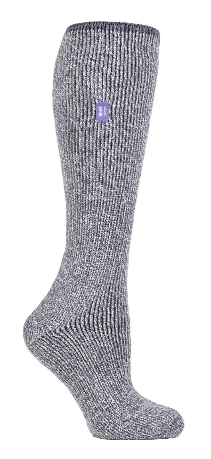 Heat Holders - Ladies Long Outdoor Merino Wool Thermal Socks for Winter - Picture 8 of 9