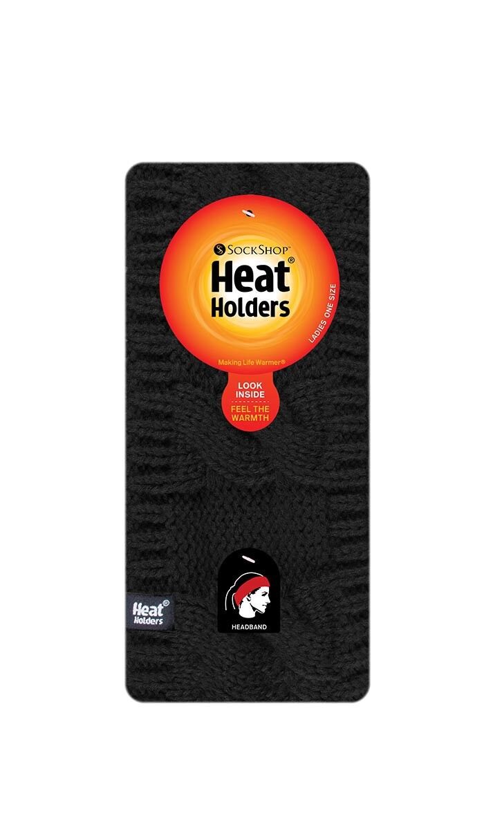 Heat Holders - Ladies Thick Fleece Insulated Thermal Winter Ear Warmers Headband - Picture 8 of 32
