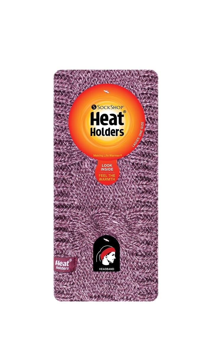 Heat Holders - Ladies Thick Fleece Insulated Thermal Winter Ear Warmers Headband - Picture 20 of 32