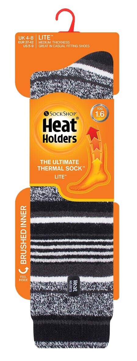 Wärmehalter - dünne extra lange knielange 1,6 TOG gemusterte Thermosocken für Damen - Bild 19 von 25