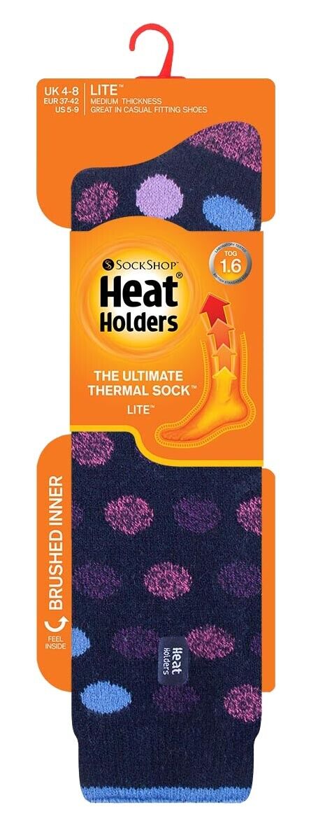 Wärmehalter - dünne extra lange knielange 1,6 TOG gemusterte Thermosocken für Damen - Bild 25 von 25