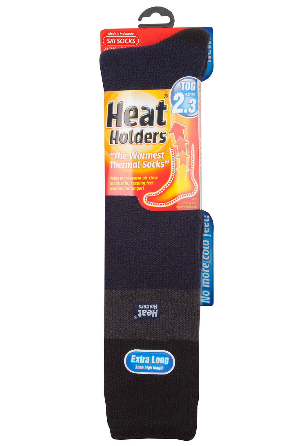 Heat Holders - Men's Long Thermal Ski Socks, 2.3 tog, One size 6-11 uk, 39-45 eu - Picture 13 of 27