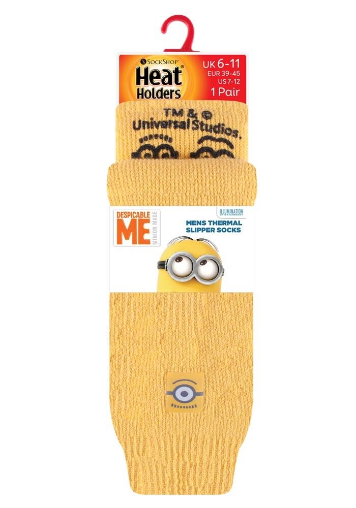 Heat Holders - Men Thick Winter Thermal Non Slip Gripper Slipper Socks 6-11 uk - Picture 22 of 49