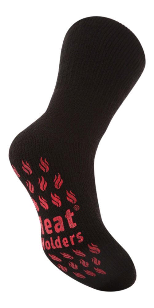 Heat Holders - Mens BIGFOOT Thermal Non Slip Slipper Socks with Gripper Sole - Picture 7 of 9
