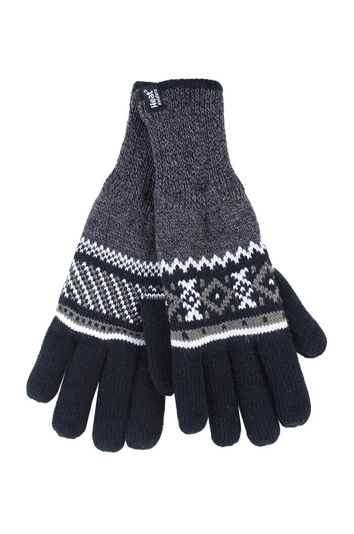 Heat Holders - Mens Fleece Lined Warm Gloves with Heatweaver Lining - Picture 17 of 24