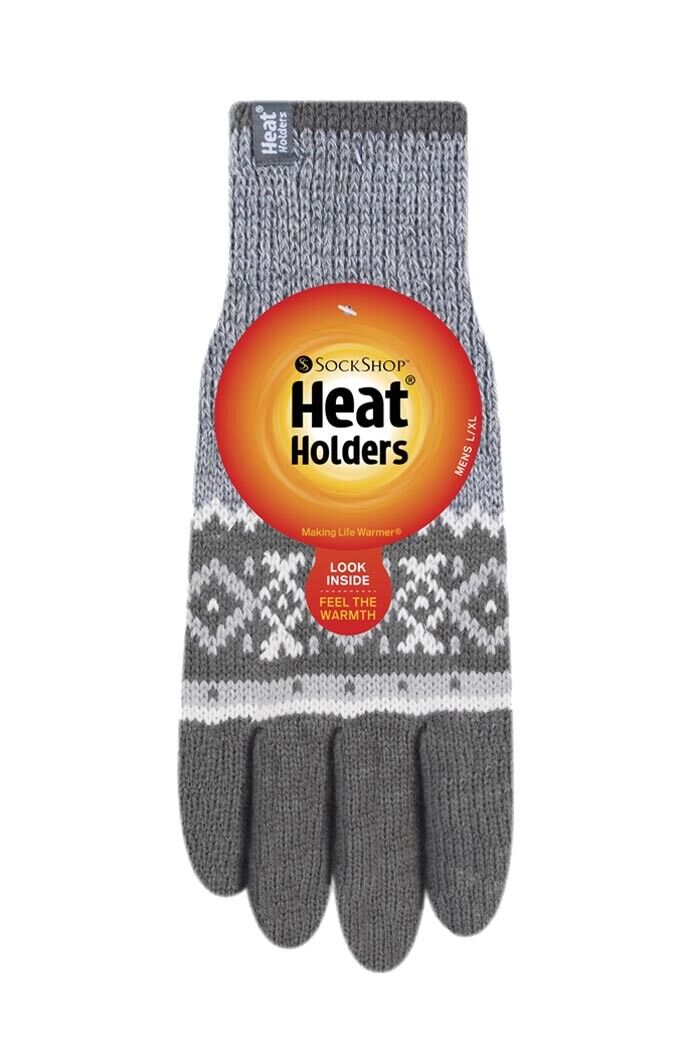 Heat Holders - Mens Fleece Lined Warm Gloves with Heatweaver Lining - Picture 24 of 24