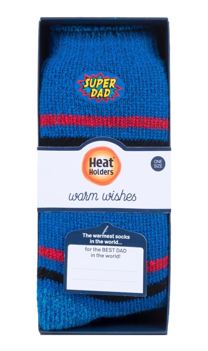 Heat Holders - Mens Gift Box Warm Winter Novelty Thermal Socks for Dad & Grandad - Picture 8 of 12