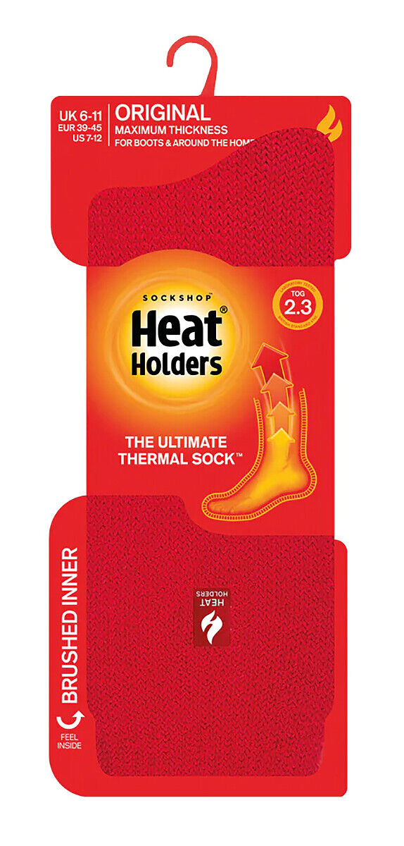 Wärmeträger - Herren Winter warm 2,3 TOG Original dickes Muster Thermosocken - Bild 8 von 26