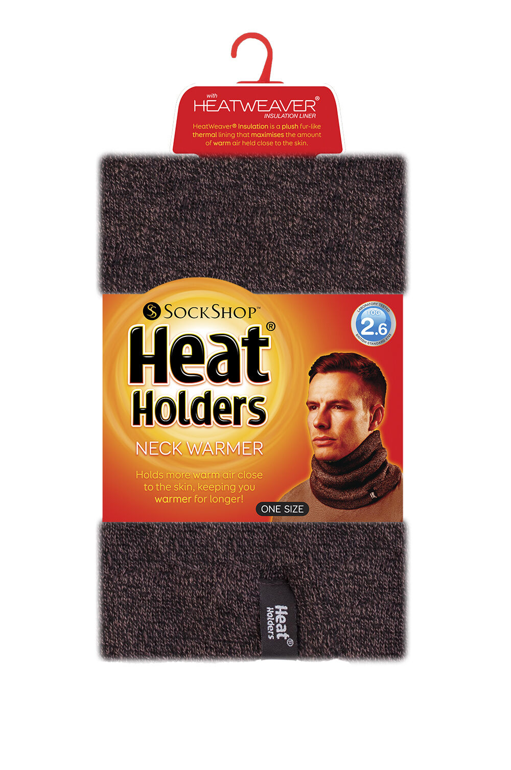 Heat Holders - Mens Winter Warm Fleece Lined Thermal Heat Weaver Neck Warmer - Picture 8 of 17