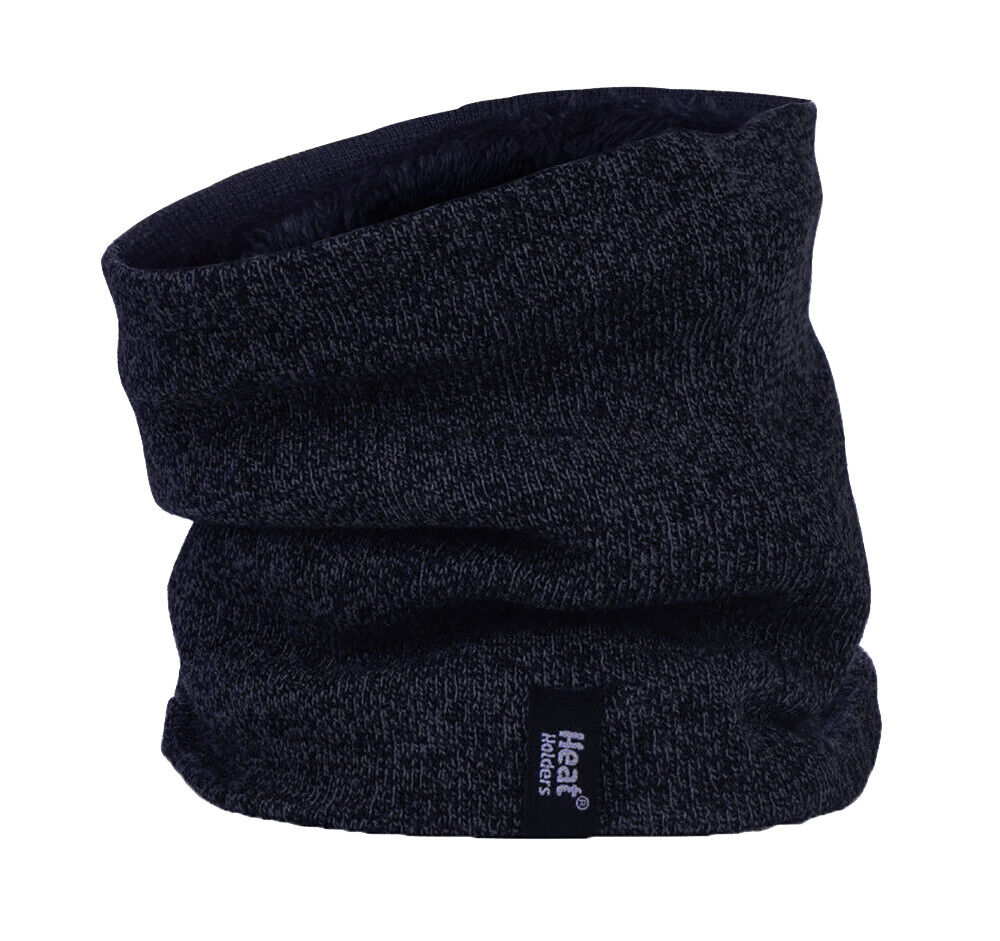 Heat Holders - Mens Winter Warm Fleece Lined Thermal Heat Weaver Neck Warmer - Picture 12 of 17