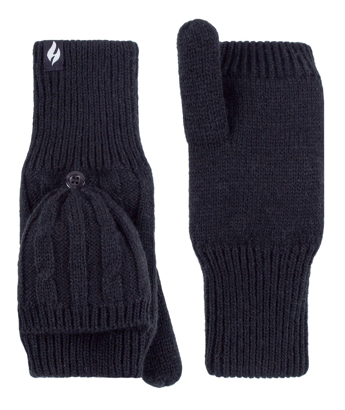 Heat Holders - Women's Thermal 2.3 TOG Converter Fingerless Cable Knit Gloves - Picture 26 of 43