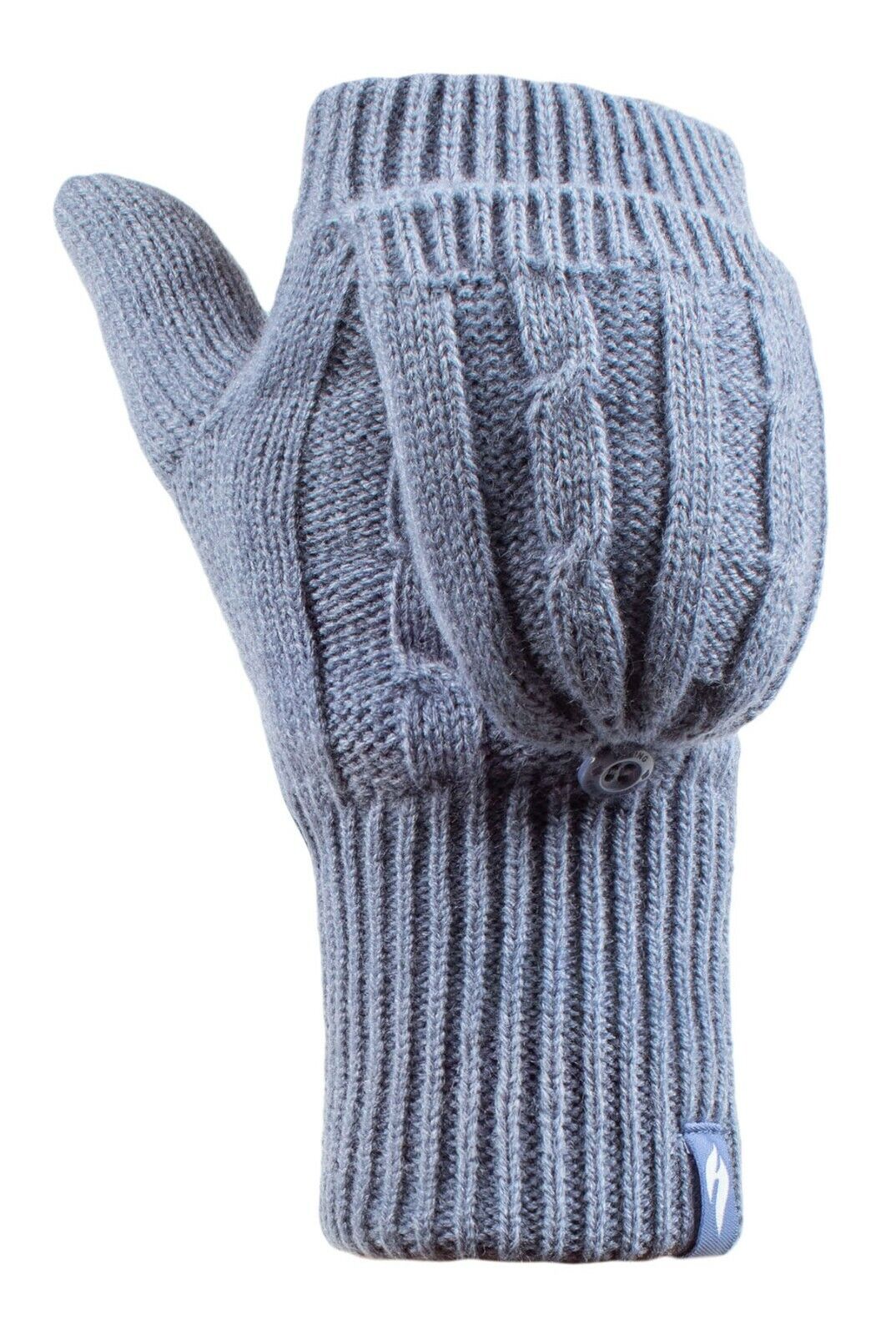Heat Holders - Women's Thermal 2.3 TOG Converter Fingerless Cable Knit Gloves - Picture 29 of 43
