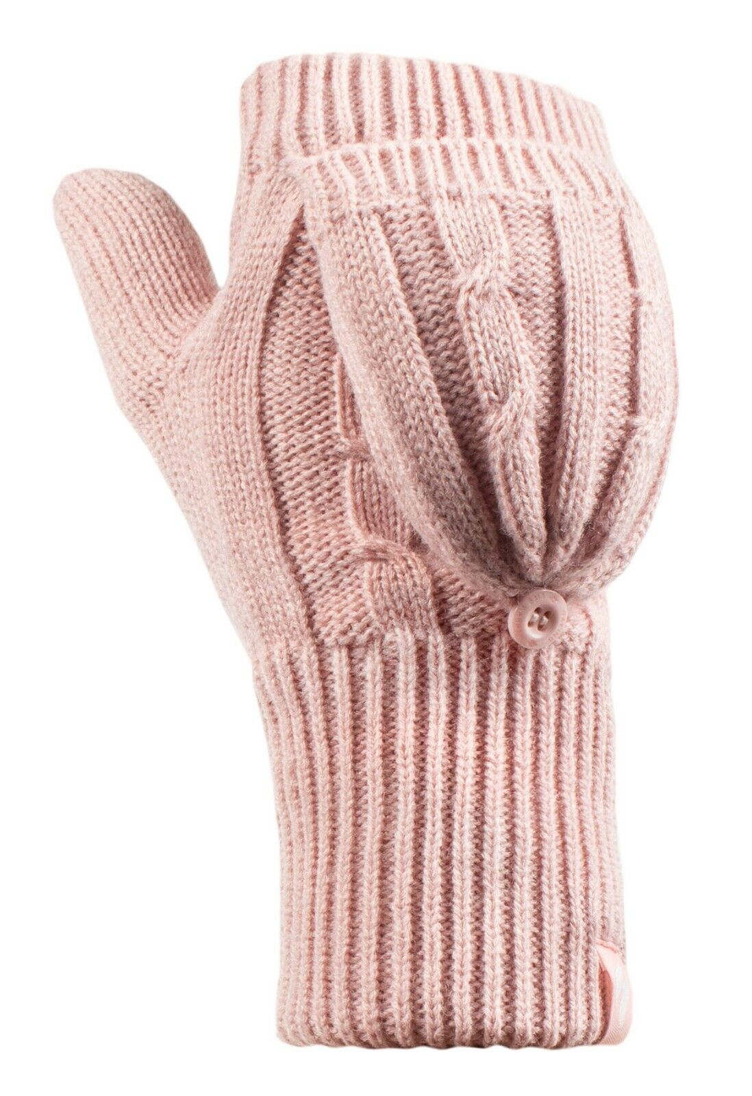 Heat Holders - Women's Thermal 2.3 TOG Converter Fingerless Cable Knit Gloves - Picture 39 of 43