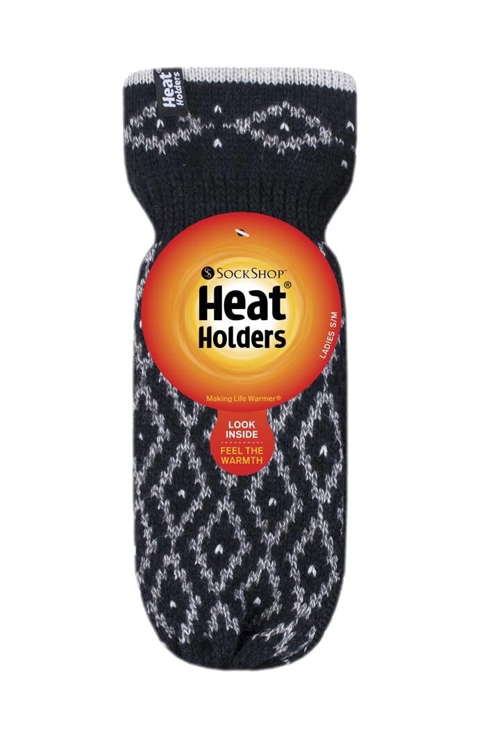 Heat Holders - Womens Fleece Lined Insulated Winter Thermal Mittens - Picture 4 of 10