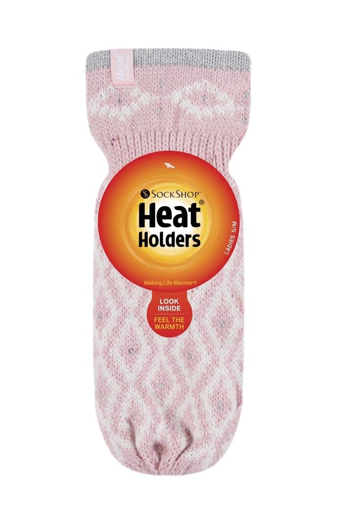 Heat Holders - Womens Fleece Lined Insulated Winter Thermal Mittens - Picture 6 of 10
