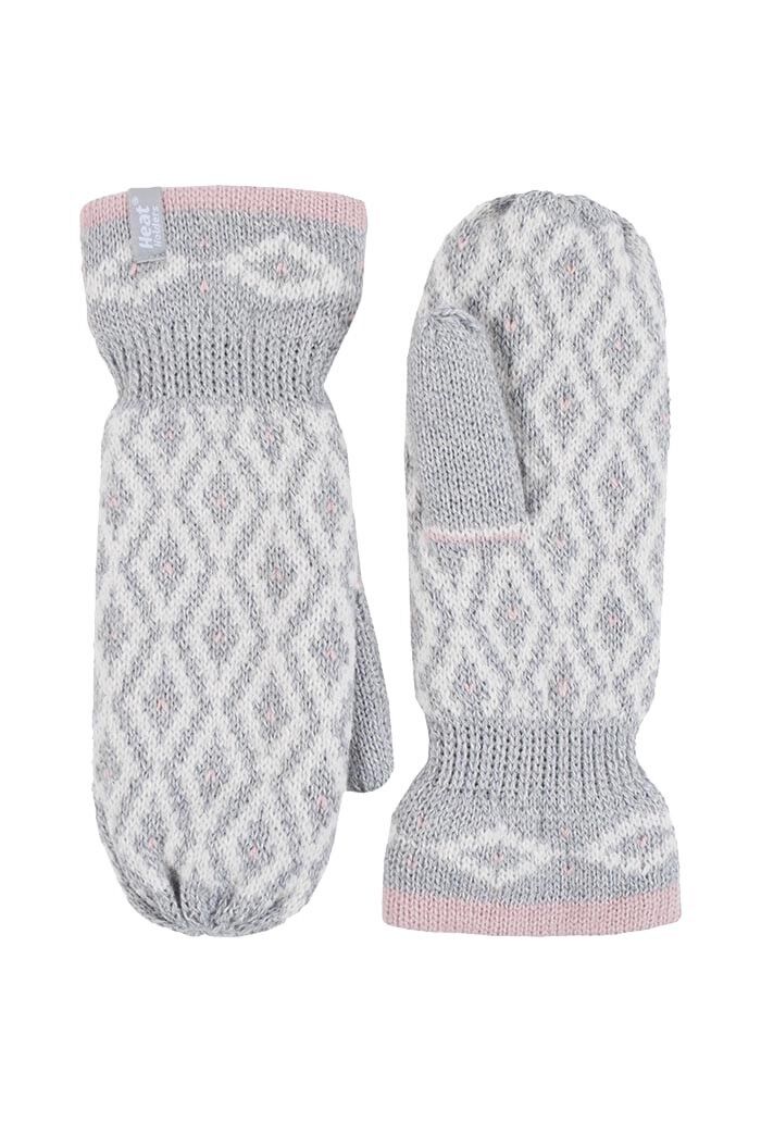 Heat Holders - Womens Fleece Lined Insulated Winter Thermal Mittens - Picture 7 of 10