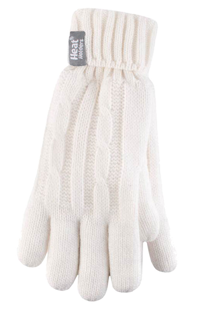 Soportes térmicos - Juego de guantes de sombrero térmico de punto para mujer, calentador de cuello y calcetines de invierno - Imagen 33 de 66