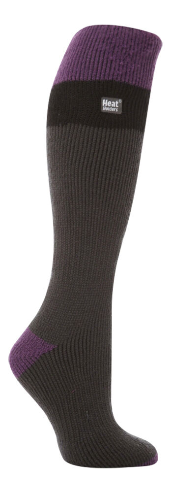 Heat Holders Ladies Soft Touch Leg Length Striped Patterned Snow Ski Socks - Picture 6 of 13