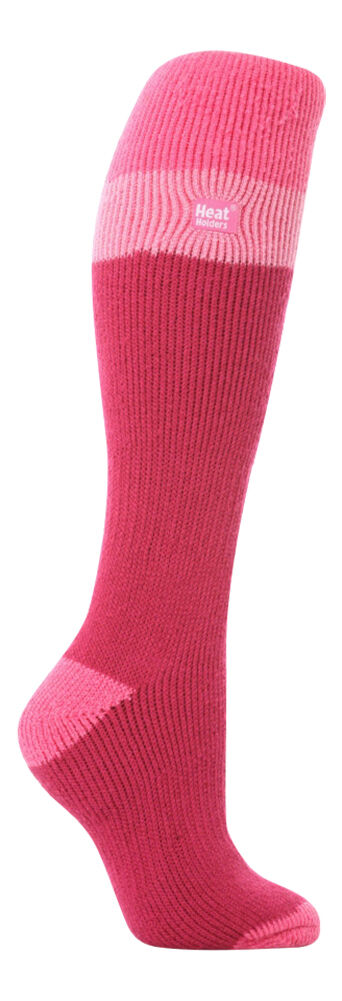 Heat Holders Ladies Soft Touch Leg Length Striped Patterned Snow Ski Socks - Picture 12 of 13
